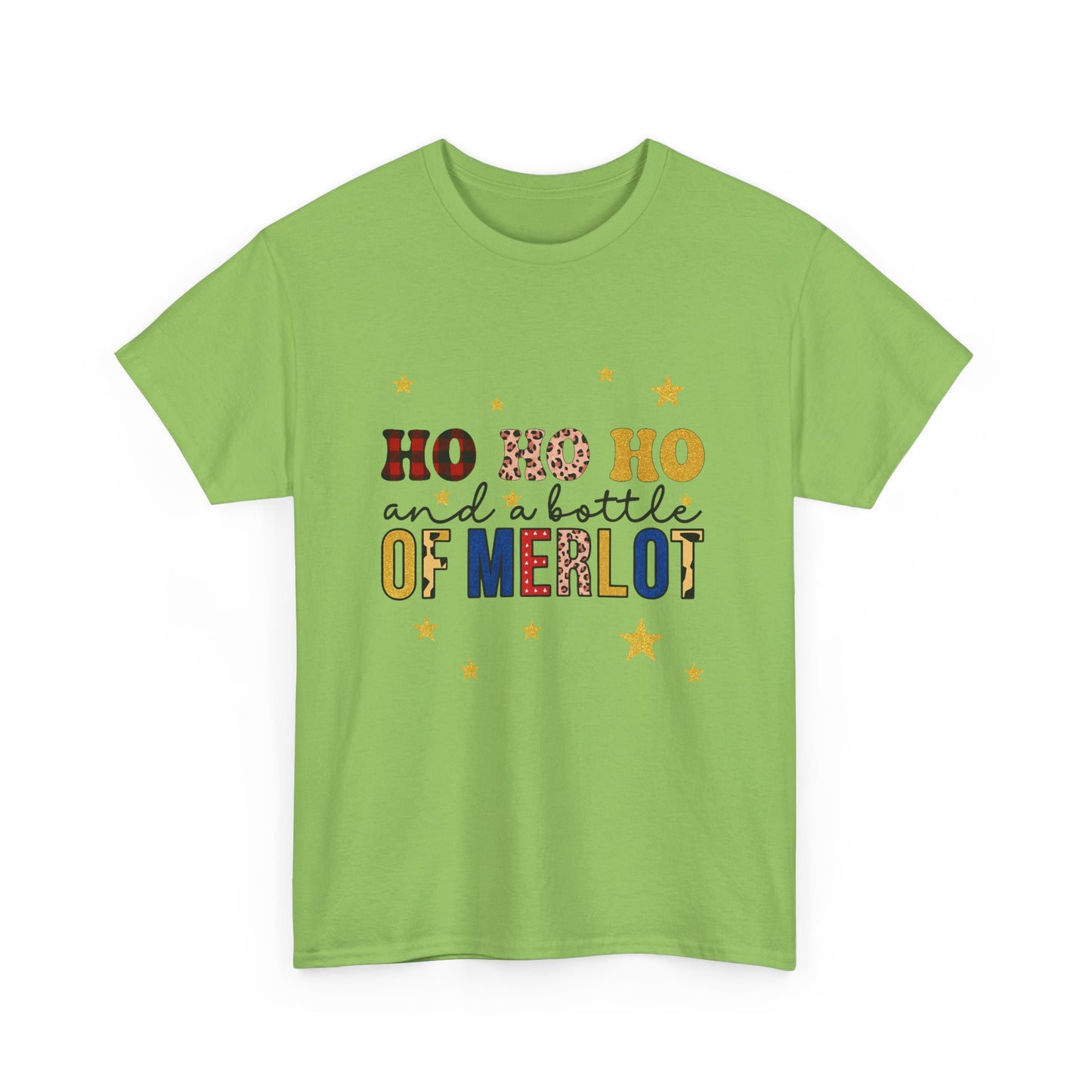 HO HO HO & Merlot Christmas Tee