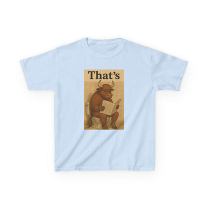 Bull Market Bathroom Break - Funny Kids Tee