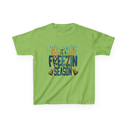 It's FREEZIN' Season Dinosaur Kids Tee - Xmas Gift