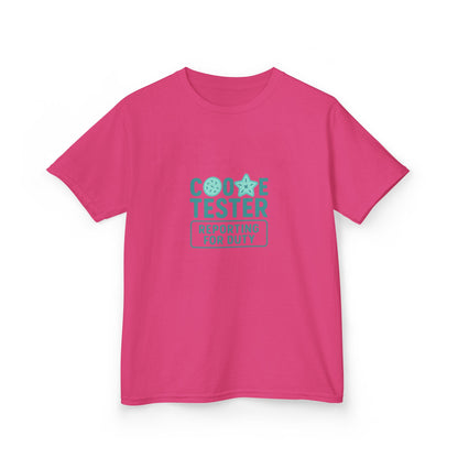 Cookie Tester Dinosaur Christmas Kids Tee