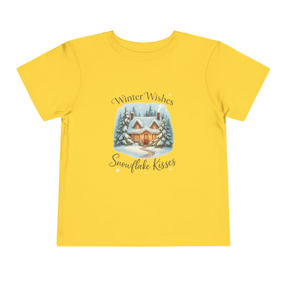 Winter Wishes Cottage Christmas Tee - Toddler Holiday