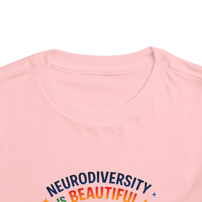 Toddler Tee Neurodiversity Is Beautiful Butterfly Design