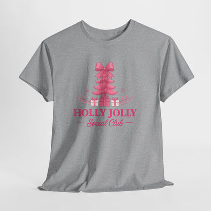 Holly Jolly Pink Tree Tee