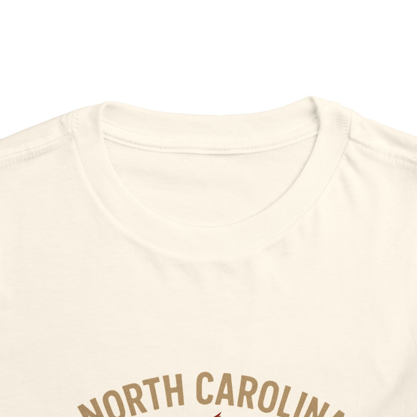 Toddler Tee - NC Cardinal and Dogwood Flower Design