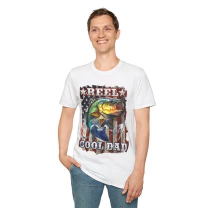 Camiseta de pesca para papá | Camiseta unisex de estilo suave para el Día del Padre, regalo de cumpleaños, aventura al aire libre, entusiastas de la pesca, ropa informal