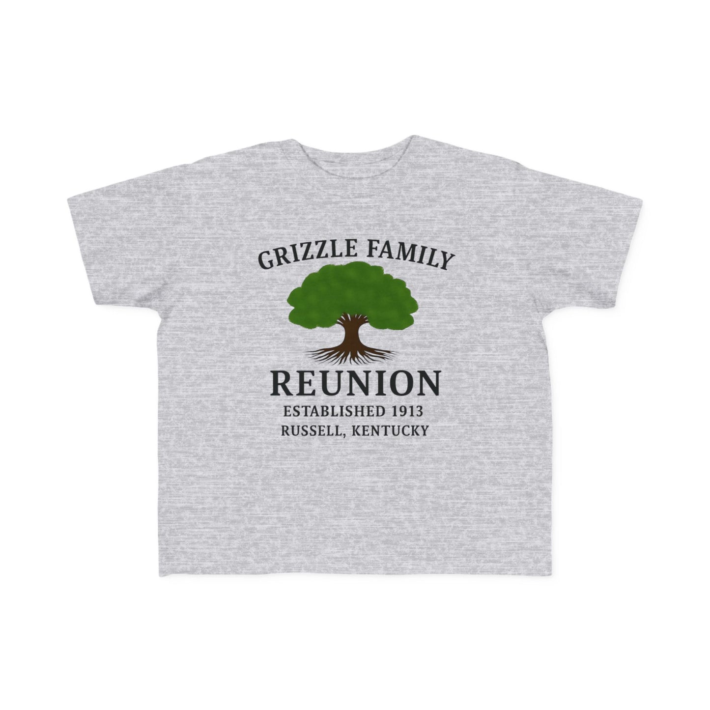 Personalized Grizzle Family Reunion Toddler Tee, Kid's Cotton T-Shirt, Children's Family Gathering Shirt, Custom Family Tee, Kids Event Shirt
