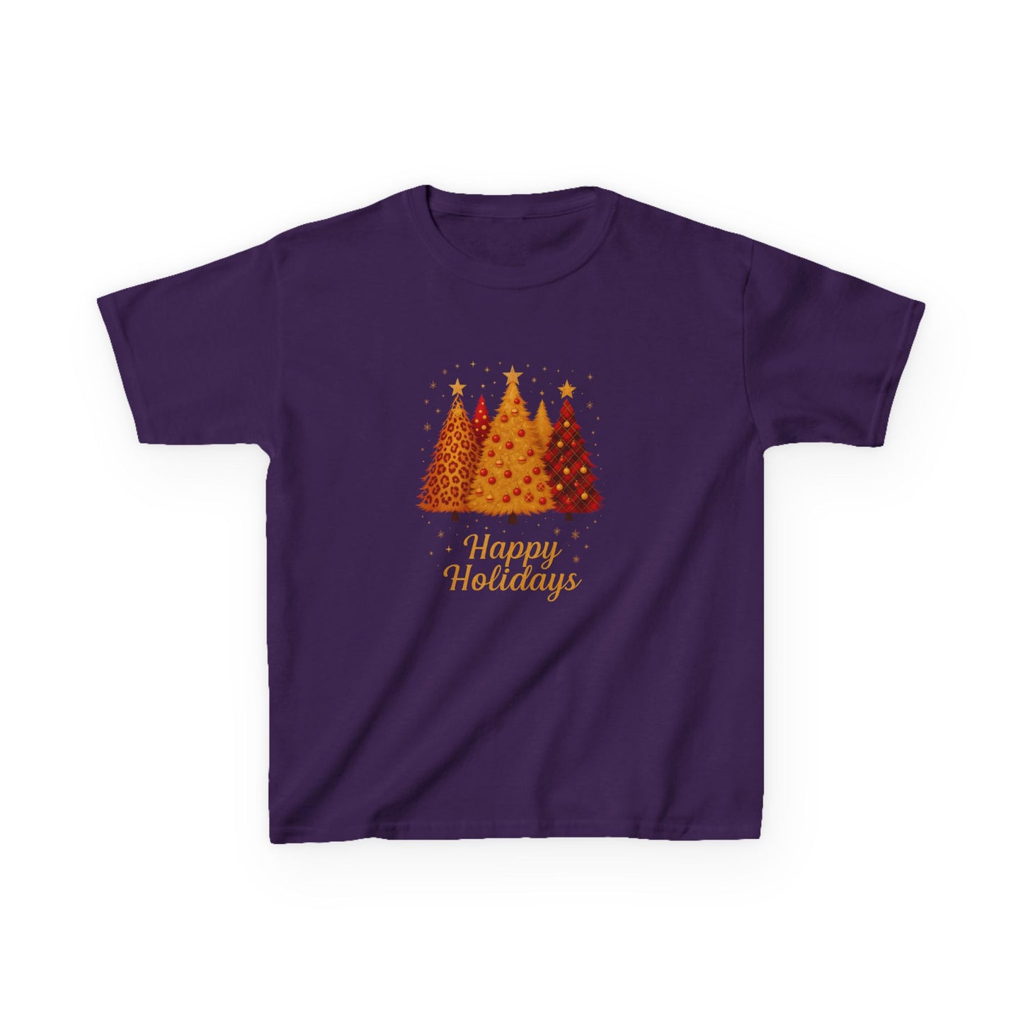 Dino Happy Holidays Tee - Festive Dinosaur Christmas Shirt