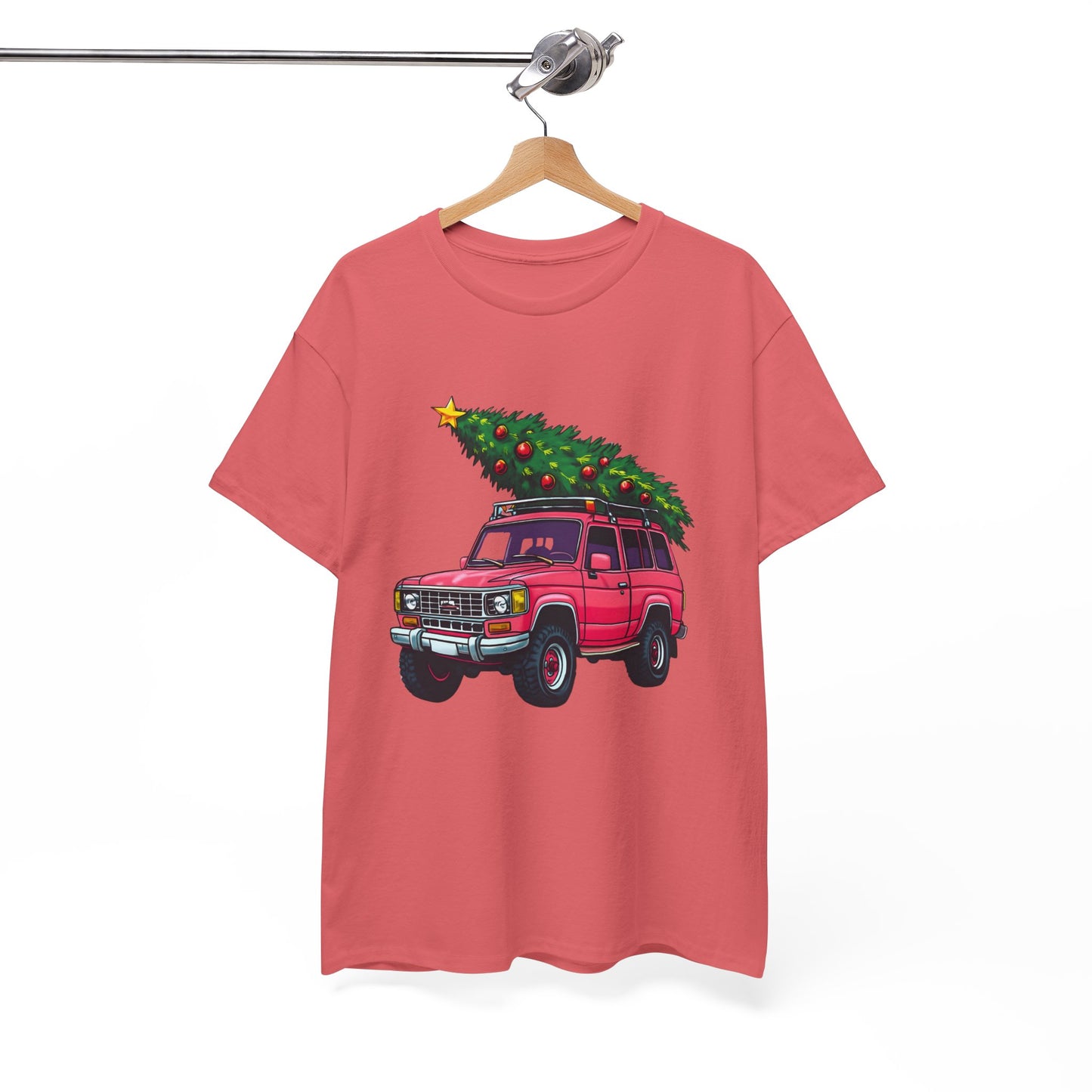 Pink SUV Christmas Tree Tee