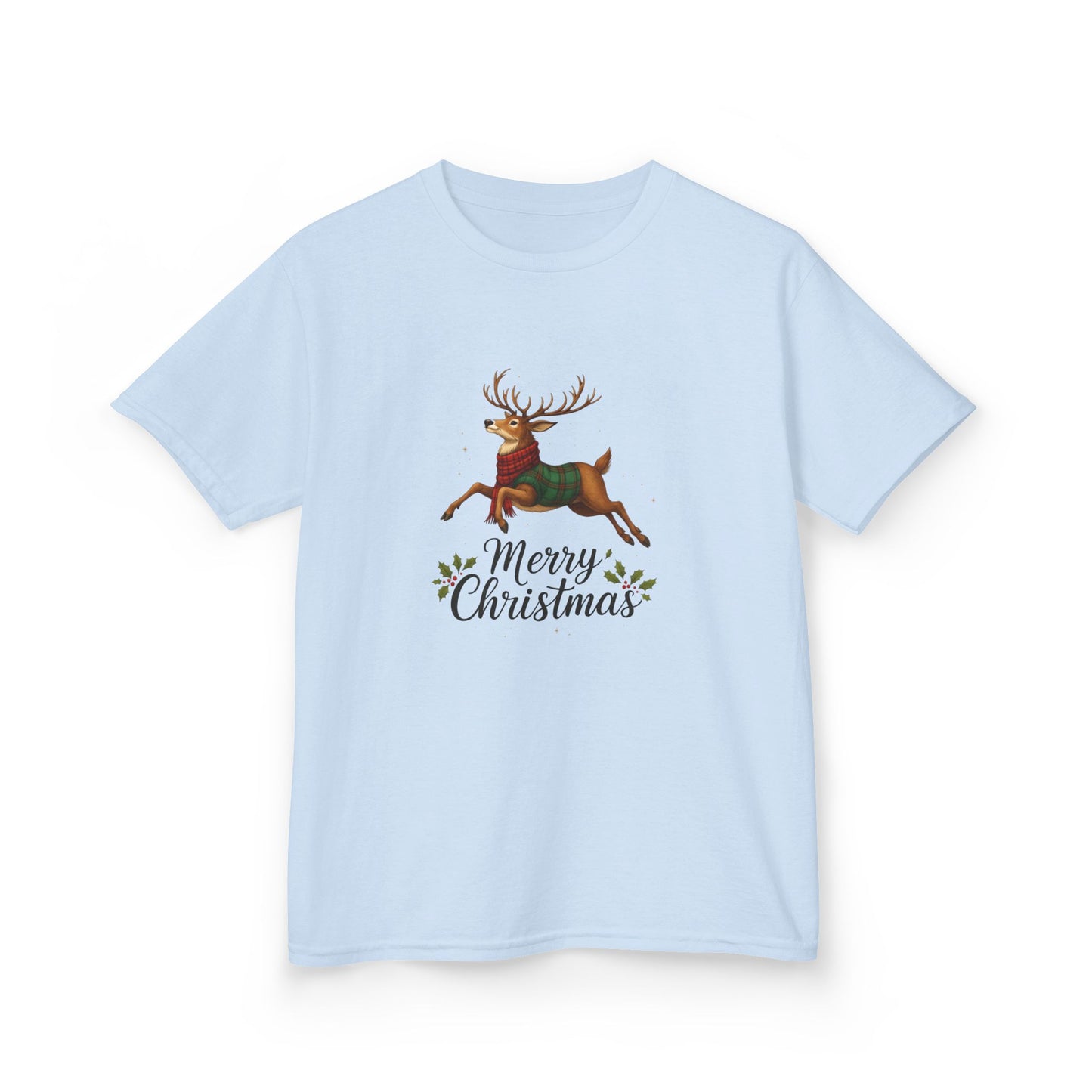 Reindeer Merry Christmas Kids Tee - Holiday Fun!