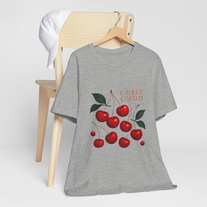 Cherry Coated Tee — Vintage Cherry Graphic T-Shirt