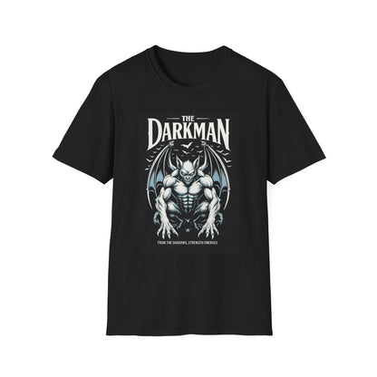 Darkman Graphic T-Shirt, Unisex Softstyle Tee, Edgy Apparel, Casual Wear, Halloween Costume, Gift for Him/Her