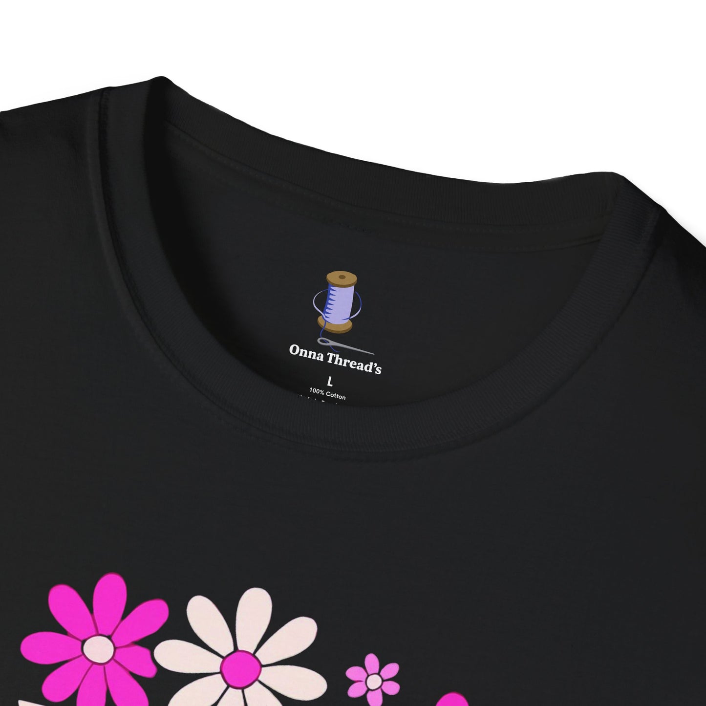 Floral Grow Girl T-Shirt, Cute Graphic Tee, Gift for Plant Lovers, Spring Fashion, Nature Lover Apparel