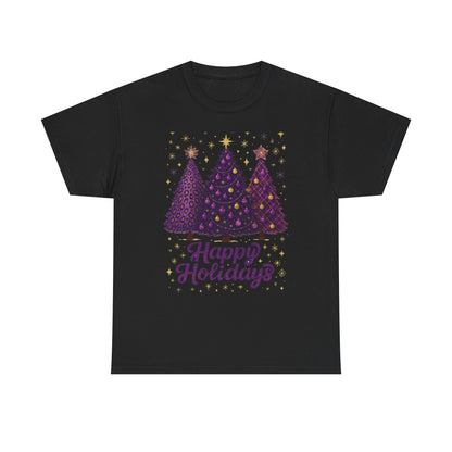 Christmas Tree Unisex Tee - Happy Holidays Design