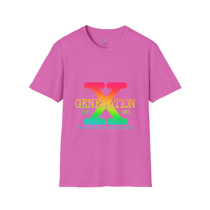 Retro Generation X T-Shirt | Vintage Style Tee, Unisex Gift, Nostalgia Apparel, 80s 90s Fashion, Graphic Tee