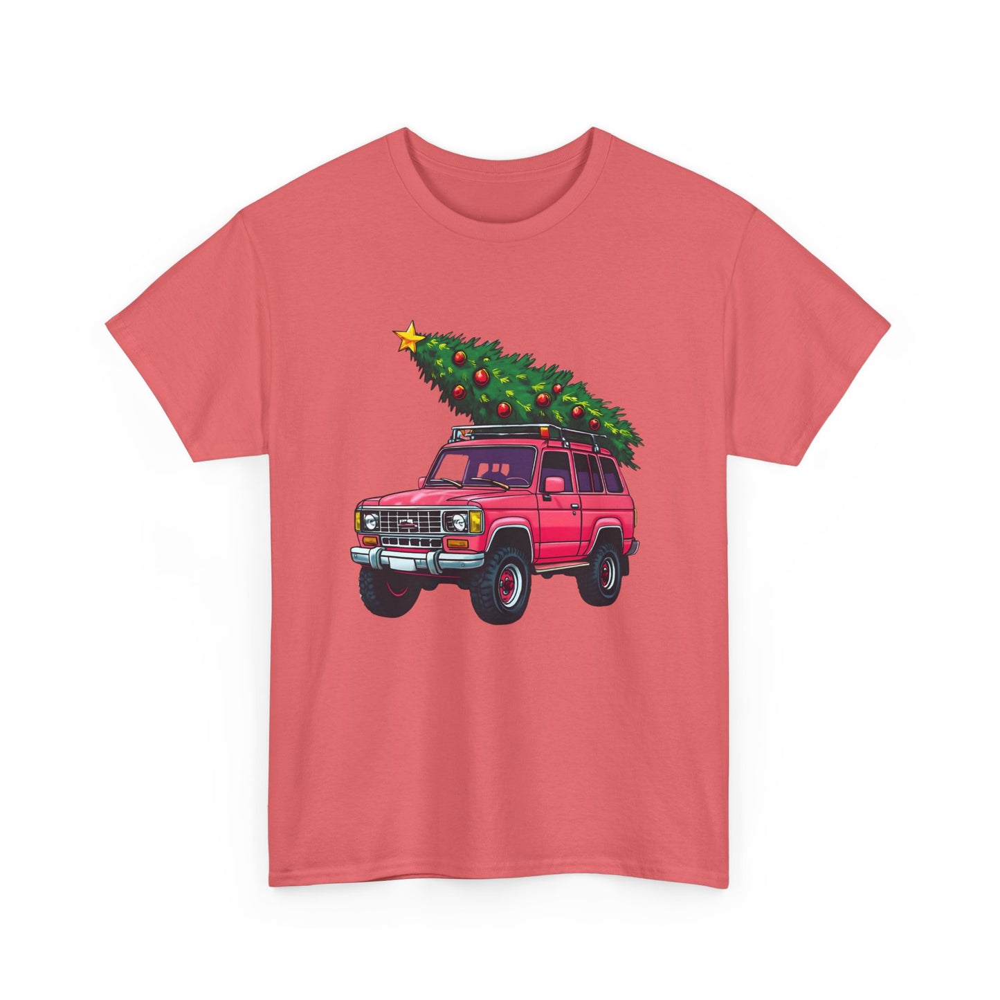 Pink SUV Christmas Tree Tee