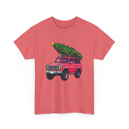 Pink SUV Christmas Tree Tee