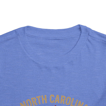 Toddler Tee - NC Cardinal and Dogwood Flower Design