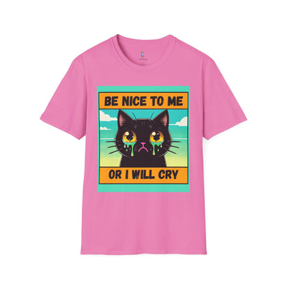 Playful Cat Graphic Tee, Unisex T-Shirt, Gift for Cat Lovers, Cute Animal Apparel, Funny Pet Quote Shirt