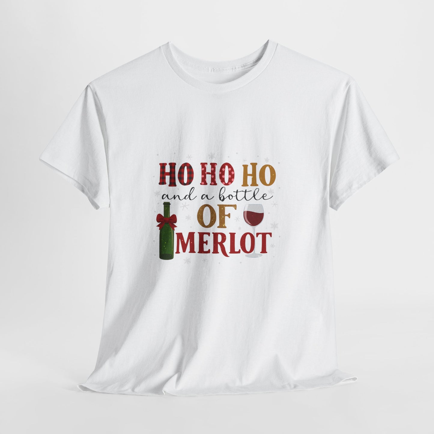 Ho Ho Ho Merlot Christmas Tee
