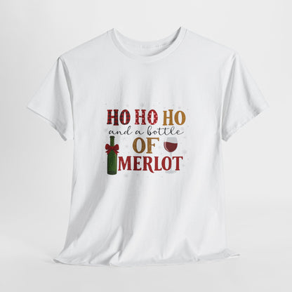 Ho Ho Ho Merlot Christmas Tee