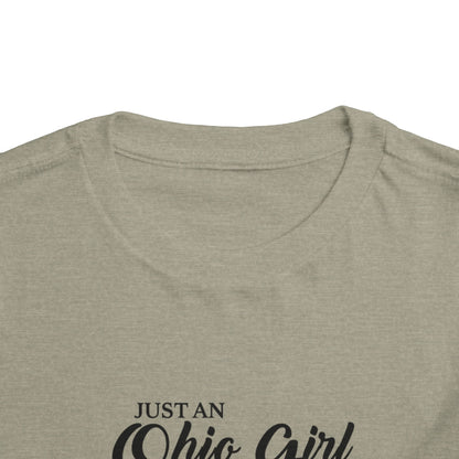Toddler Tee Ohio Girl in North Carolina World Design Shirt