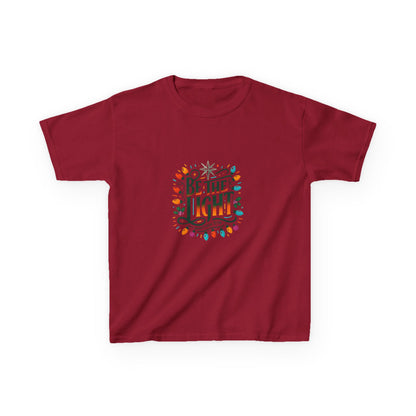 Be the Light Christmas Dinosaur Kids Tee