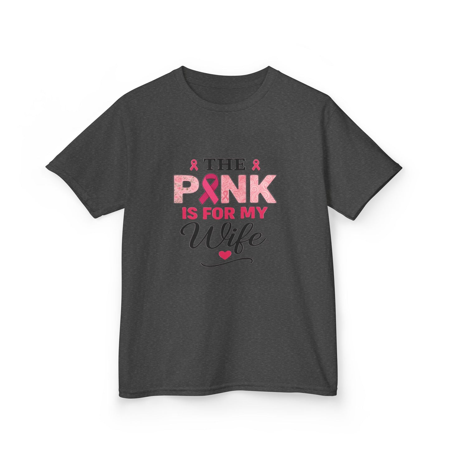 Pink Ribbon Wife Support Tee - Breast Cancer Awareness