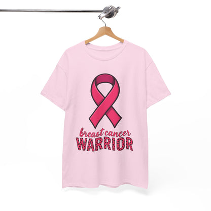 Breast Cancer Warrior Pink Ribbon Tee