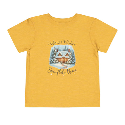 Winter Wishes Cottage Christmas Tee - Toddler Holiday