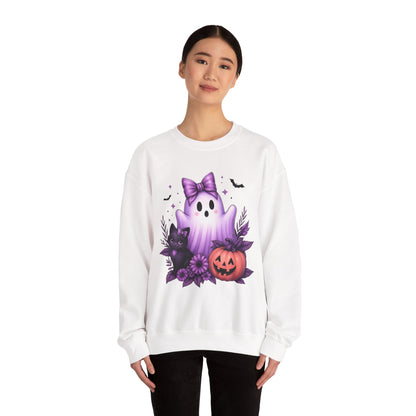 Cute Halloween Ghost Crewneck Sweatshirt