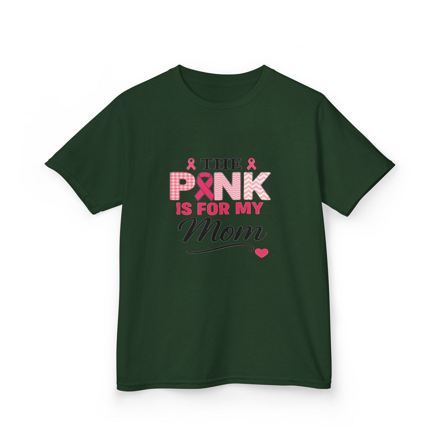 Pink for Mom Breast Cancer Awareness Dinosaur Tee