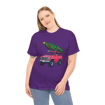 Pink SUV Christmas Tree Tee