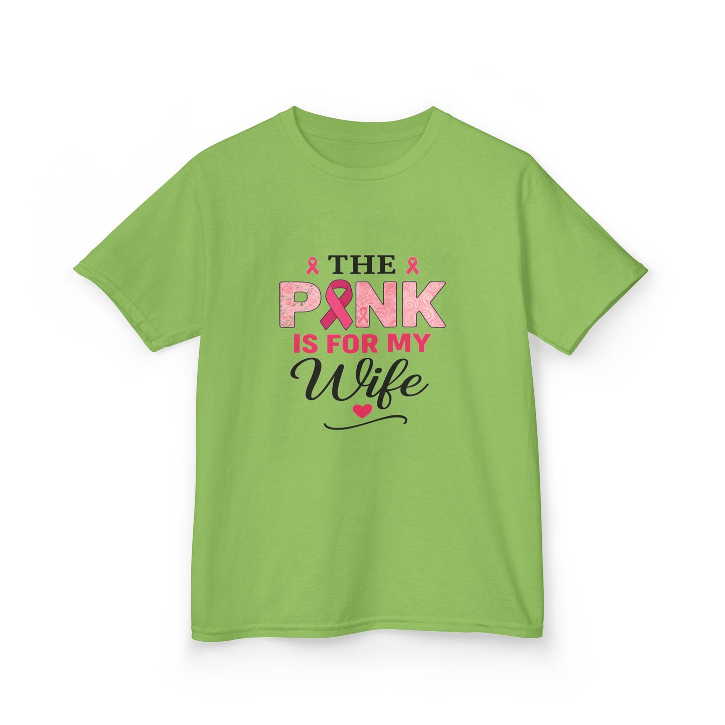 Pink Ribbon Wife Support Tee - Breast Cancer Awareness