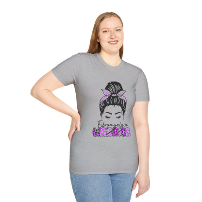 Fibromyalgia Awareness T-Shirt, Softstyle Tee, Gift for Chronic Illness, Comfortable Everyday Wear, Support Awareness Apparel