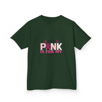 Pink Ribbon Mom Dinosaur Tee - Breast Cancer Awareness