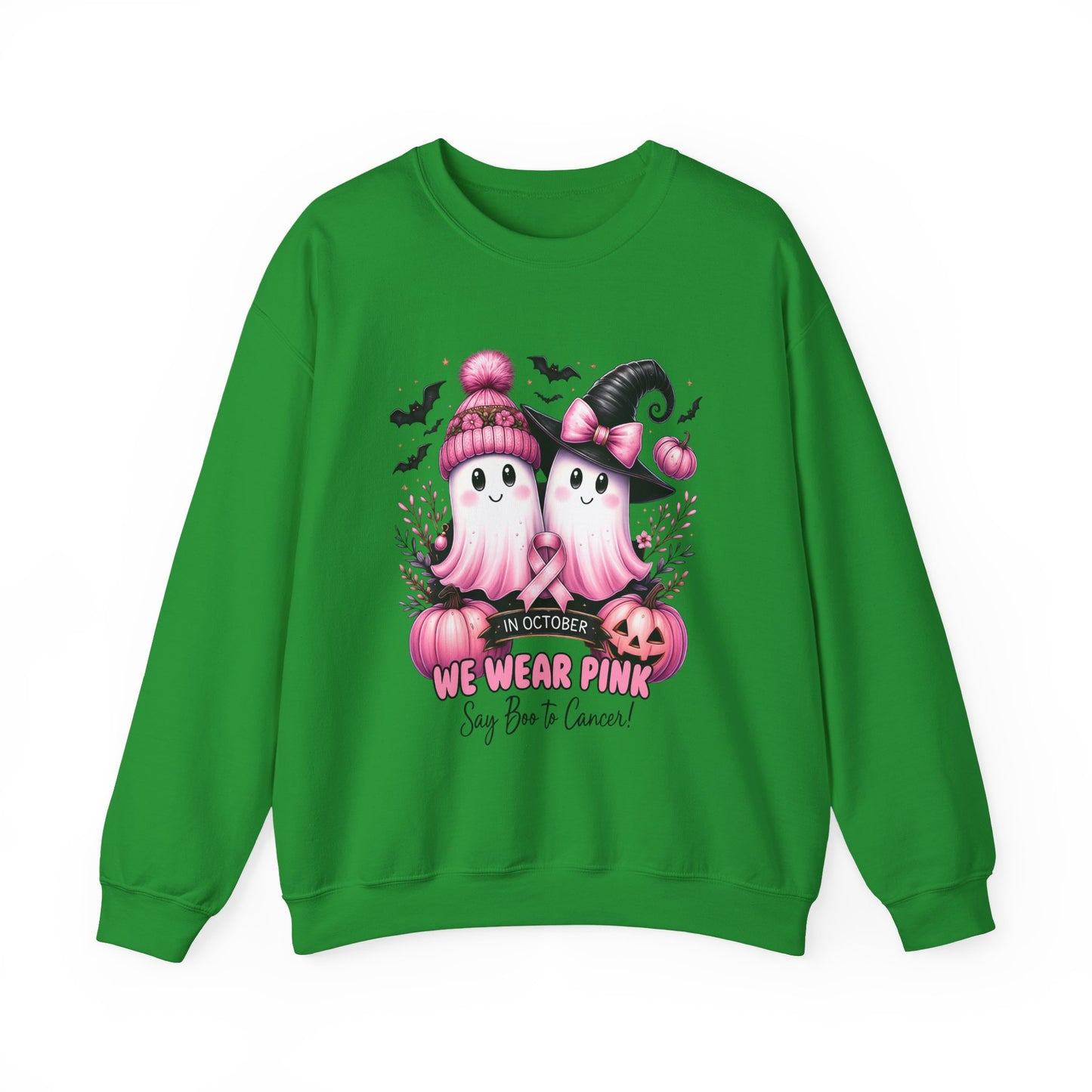 Boo-tiful Breast Cancer Awareness Halloween Crewneck