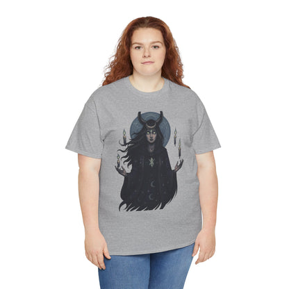 Moonlit Sorceress – Enchanted Candlelight Tee