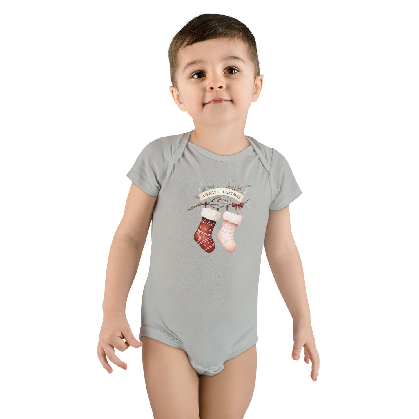 Christmas Baby Onesie, Infant Holiday Outfit, Cute Christmas Gift, Baby Shower Gift, Newborn Christmas Bodysuit
