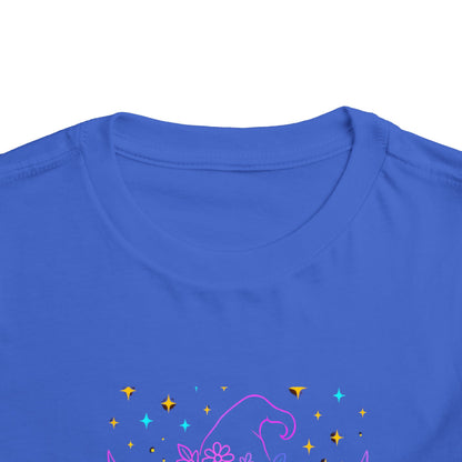 Toddler Tee Highland Cow Witch Hat Halloween Shirt