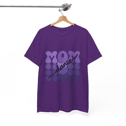 MOM Dance – Purple Letter Stage Spirit Tee