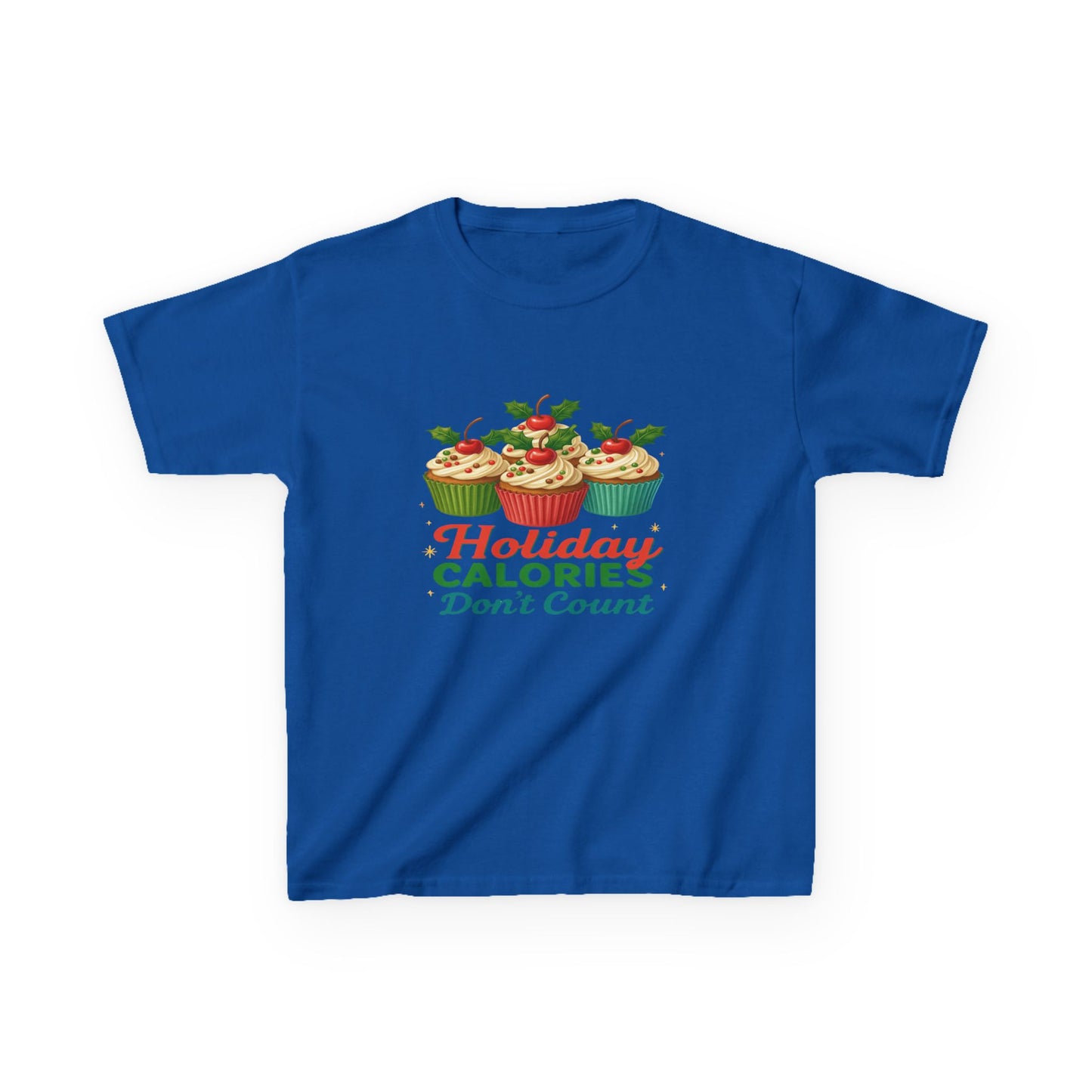 Holiday Calories Don't Count Dino Cupcake Tee