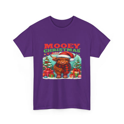 Christmas Highland Cow Tee