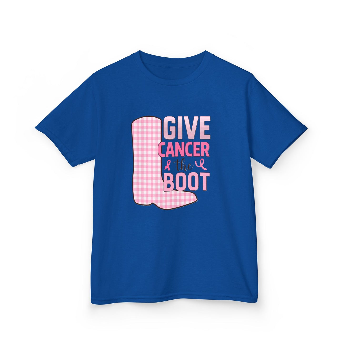 Give Cancer the Boot: Dinosaur Christmas Tee