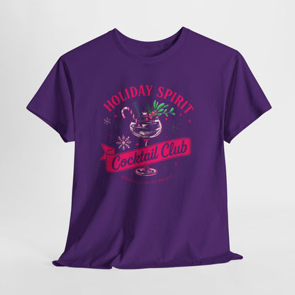 Holiday Spirit Cocktail Club Tee