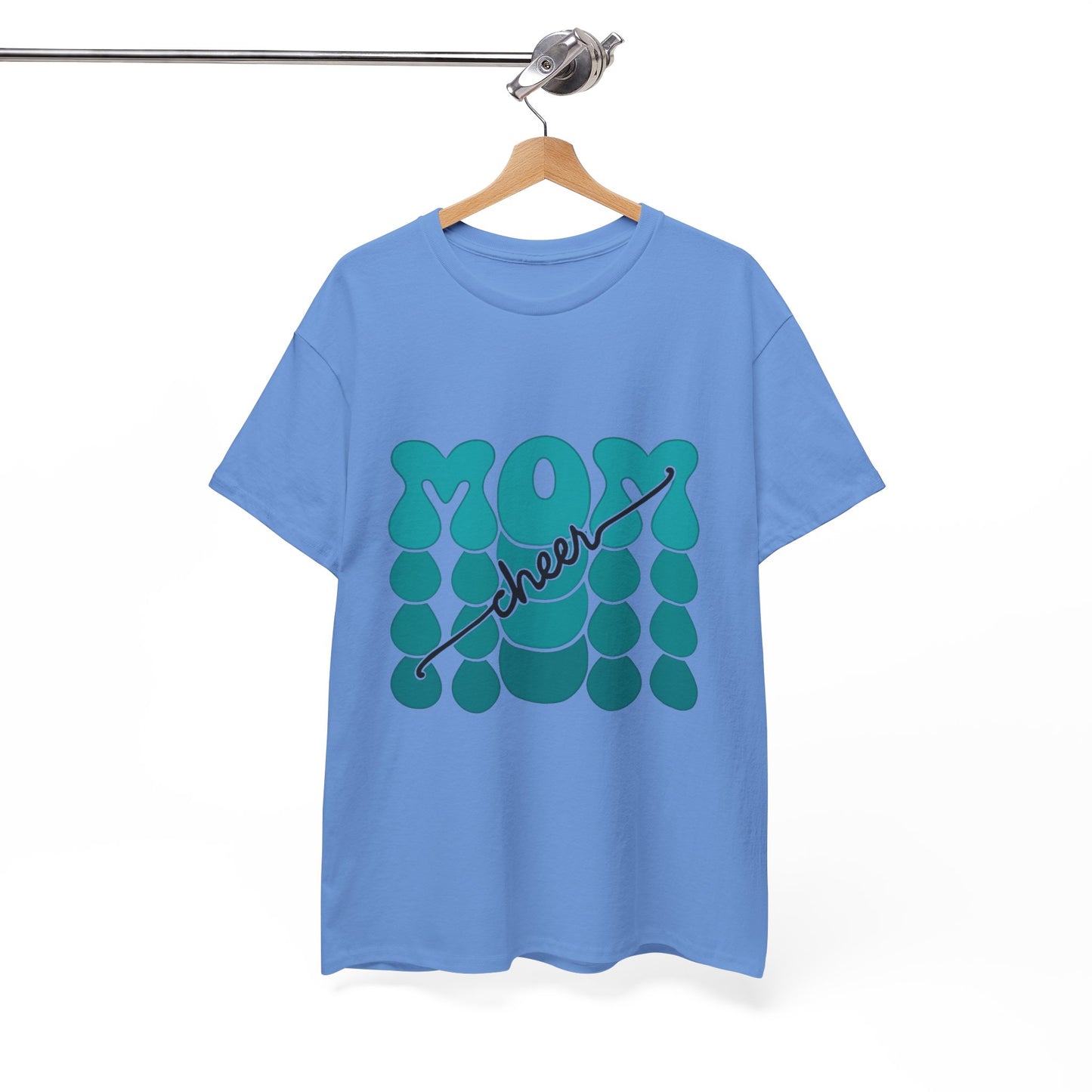 MOM Cheer – Turquoise Spirit Tee
