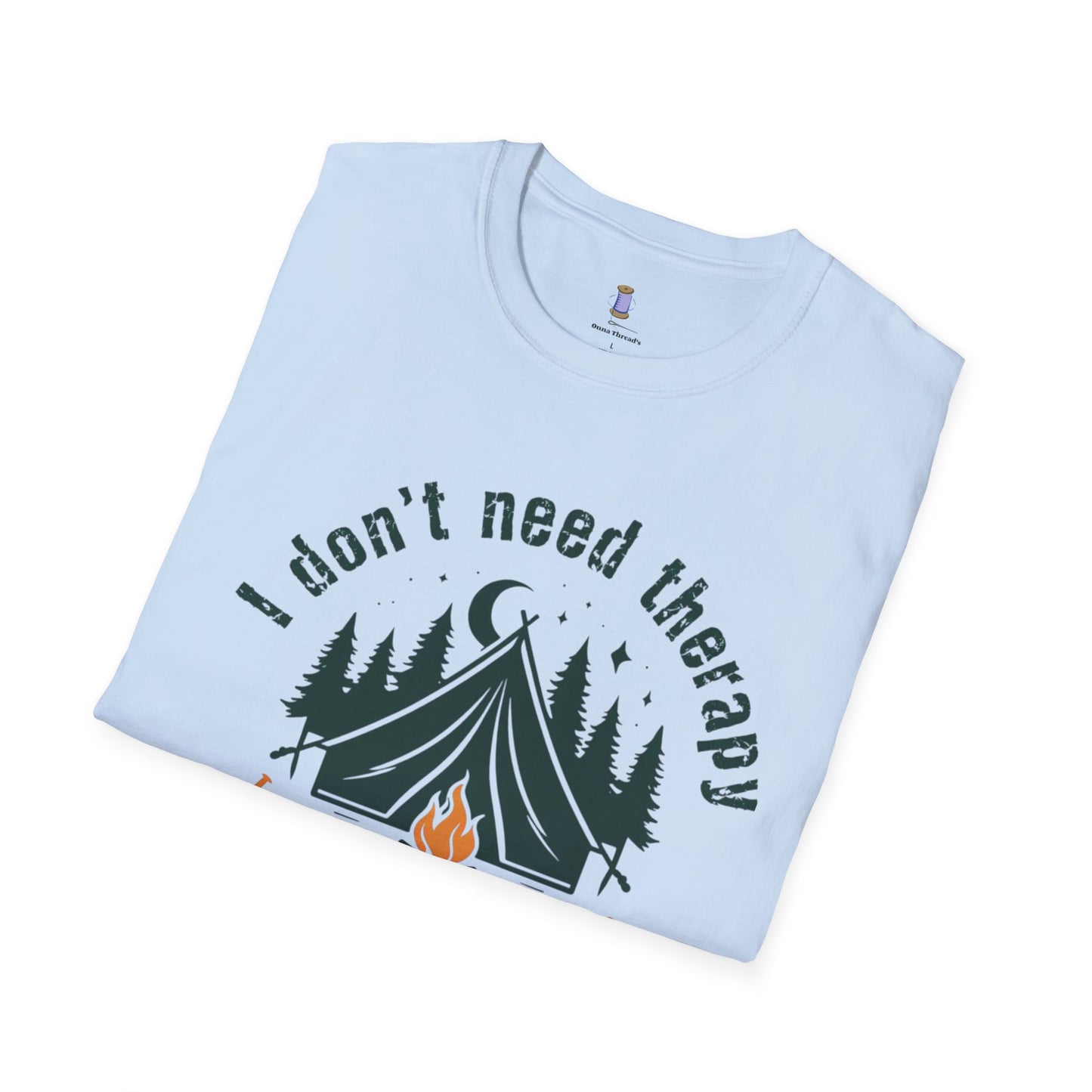 Camping Therapy Unisex T-Shirt | Outdoor Enthusiast Gift | Nature Lover Tee | Adventure Shirt | Camping Apparel
