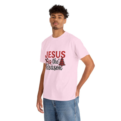 Jesus is the Reason Christmas Tee - Faith-Based Holiday Gift
