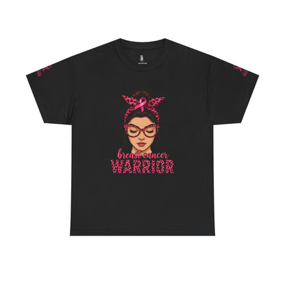 Breast Cancer Warrior Tee, Inspirational T-Shirt for Survivors, Supportive Gift for Cancer Awareness Events, Unisex Cotton Top, [...]