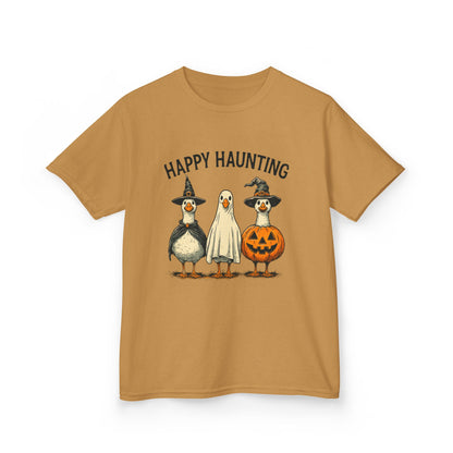 Happy Haunting Goose Halloween Kids Tee
