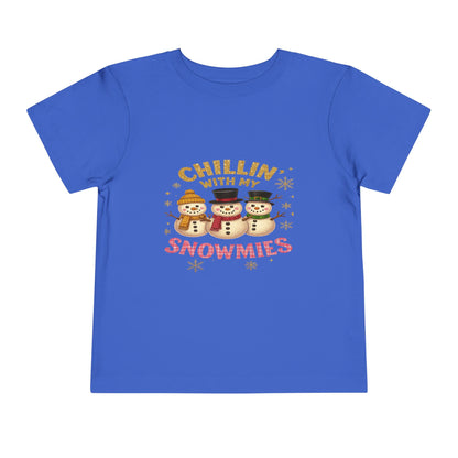 Chillin' with Snowmies Toddler Christmas Tee